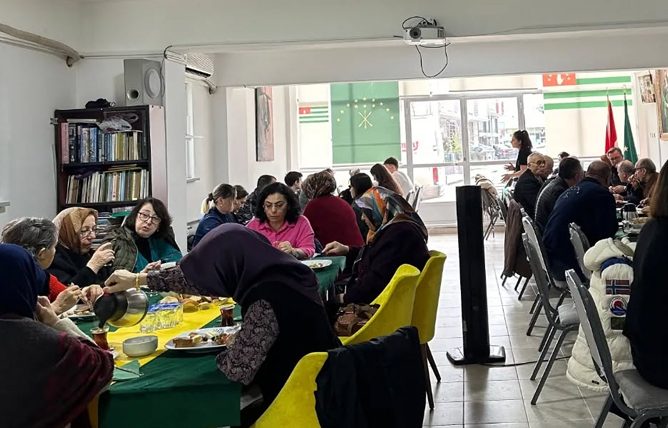 Samsun Çerkes Derneği Aylık Geleneksel Kahvaltısını Gerçekleştirdi